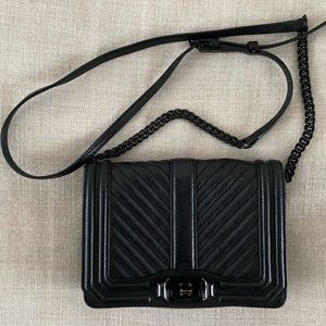 Rebecca Minkoff - Chevron quilted small love crossbody